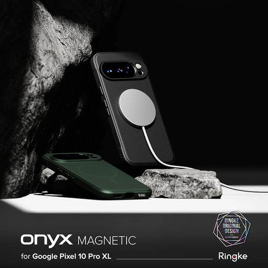 Coque MagSafe pour Google Pixel 10 Pro XL, Ringke, Onyx, Noire