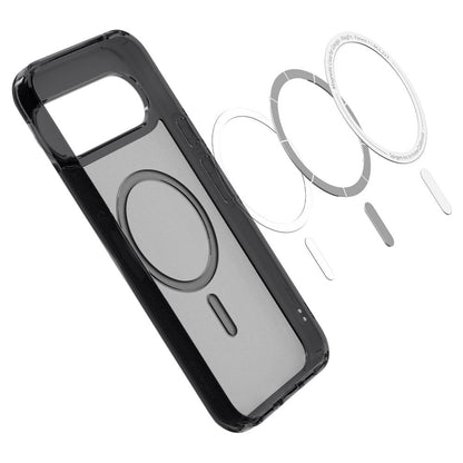 Coque MagSafe pour Google Pixel 10 Pro XL, Spigen, Ultra Hybrid, Noir Satiné ACS09726