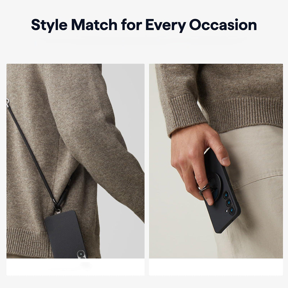 Étui MagSafe pour Google Pixel 10 Pro XL, Techsuit, Fibre d'Aramide, Noir