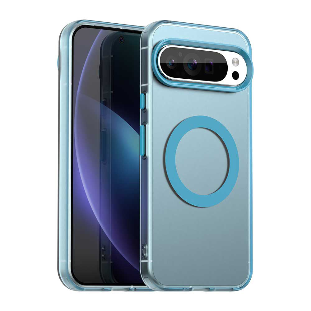 Coque MagSafe pour Google Pixel 10 Pro XL, Techsuit, CandyCase, Bleue