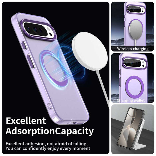 Coque MagSafe pour Google Pixel 10 Pro XL, Techsuit, CandyCase, Violet