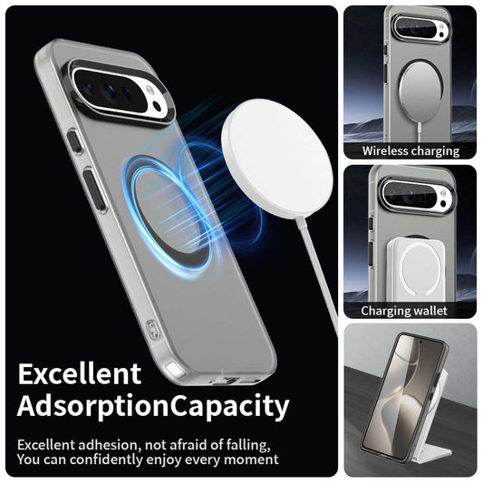 Coque MagSafe pour Google Pixel 10 Pro XL, Techsuit, CandyCase, Noire