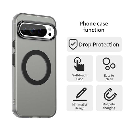 Coque MagSafe pour Google Pixel 10 Pro XL, Techsuit, CandyCase, Noire