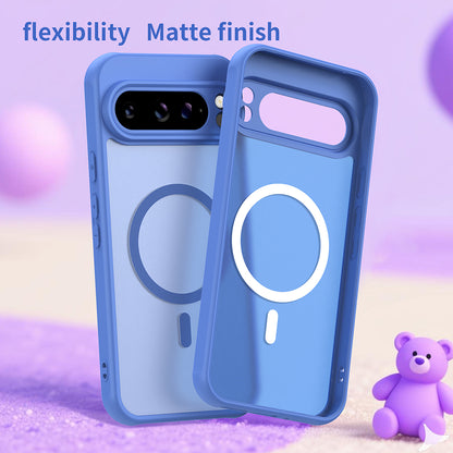 Housse MagSafe pour Google Pixel 10 Pro XL, Techsuit, HaloFrost II, Bleue