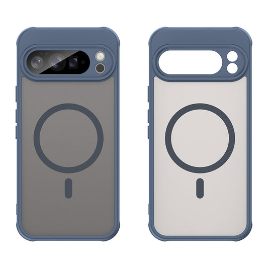 Coque MagSafe pour Google Pixel 10 Pro XL, Techsuit, HaloFrost II, Bleu marine