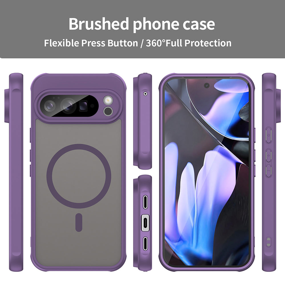 Coque MagSafe pour Google Pixel 10 Pro XL, Techsuit, HaloFrost II, Violet