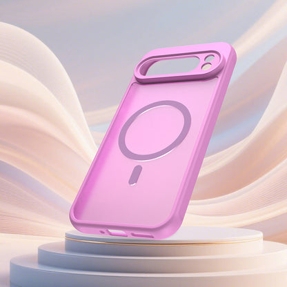 Coque MagSafe pour Google Pixel 10 Pro XL, Techsuit, HaloFrost II, Rose