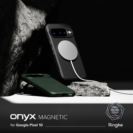 Coque MagSafe pour Google Pixel 10, Ringke, Onyx, Vert Foncé