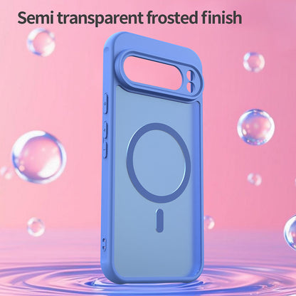 Coque MagSafe pour Google Pixel 10, Techsuit, HaloFrost II, Bleue