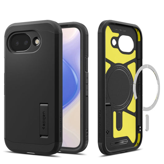 Coque MagSafe pour Google Pixel 10a, Spigen, Tough Armor, Noire ACS11280