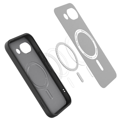 Housse MagSafe pour Google Pixel 10a, Spigen, Ultra Hybrid, Noire Satinée ACS11278