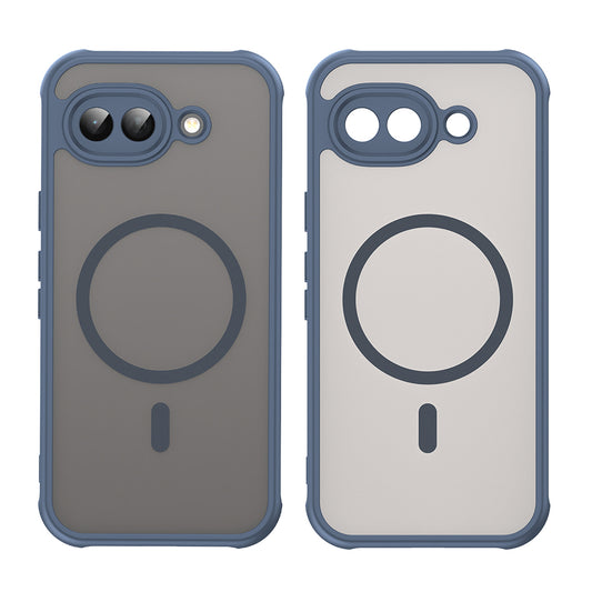 Coque MagSafe pour Google Pixel 10a, Techsuit, HaloFrost II, Bleu Marine