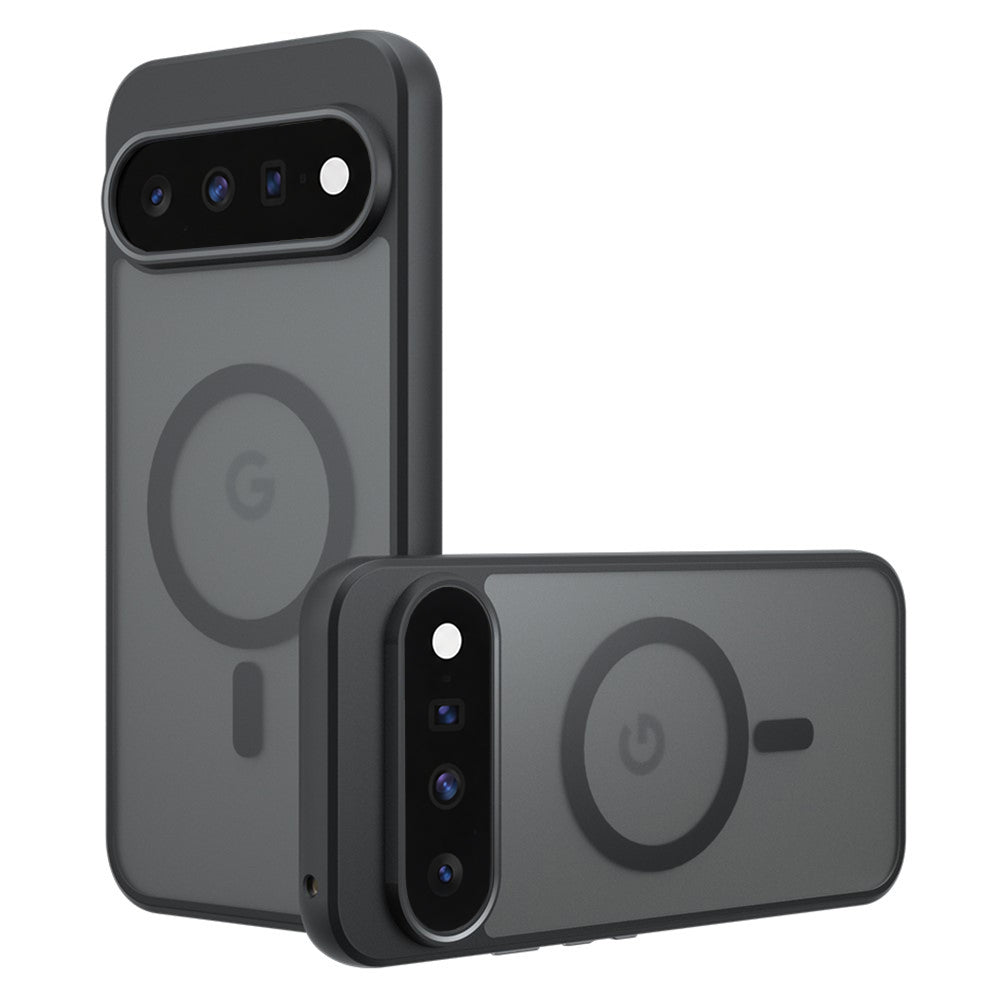 Coque MagSafe pour Google Pixel 11 Pro / 11, Techsuit, PureFrost, Noir Satiné