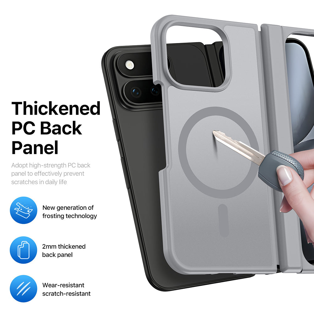 Coque MagSafe pour Google Pixel 11 Pro Fold, DUX DUCIS, Yind, Rose Clair
