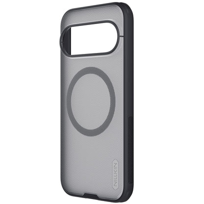 Coque MagSafe pour Google Pixel 11 Pro, Nillkin, Super Shield Pro, noire transparente satinée