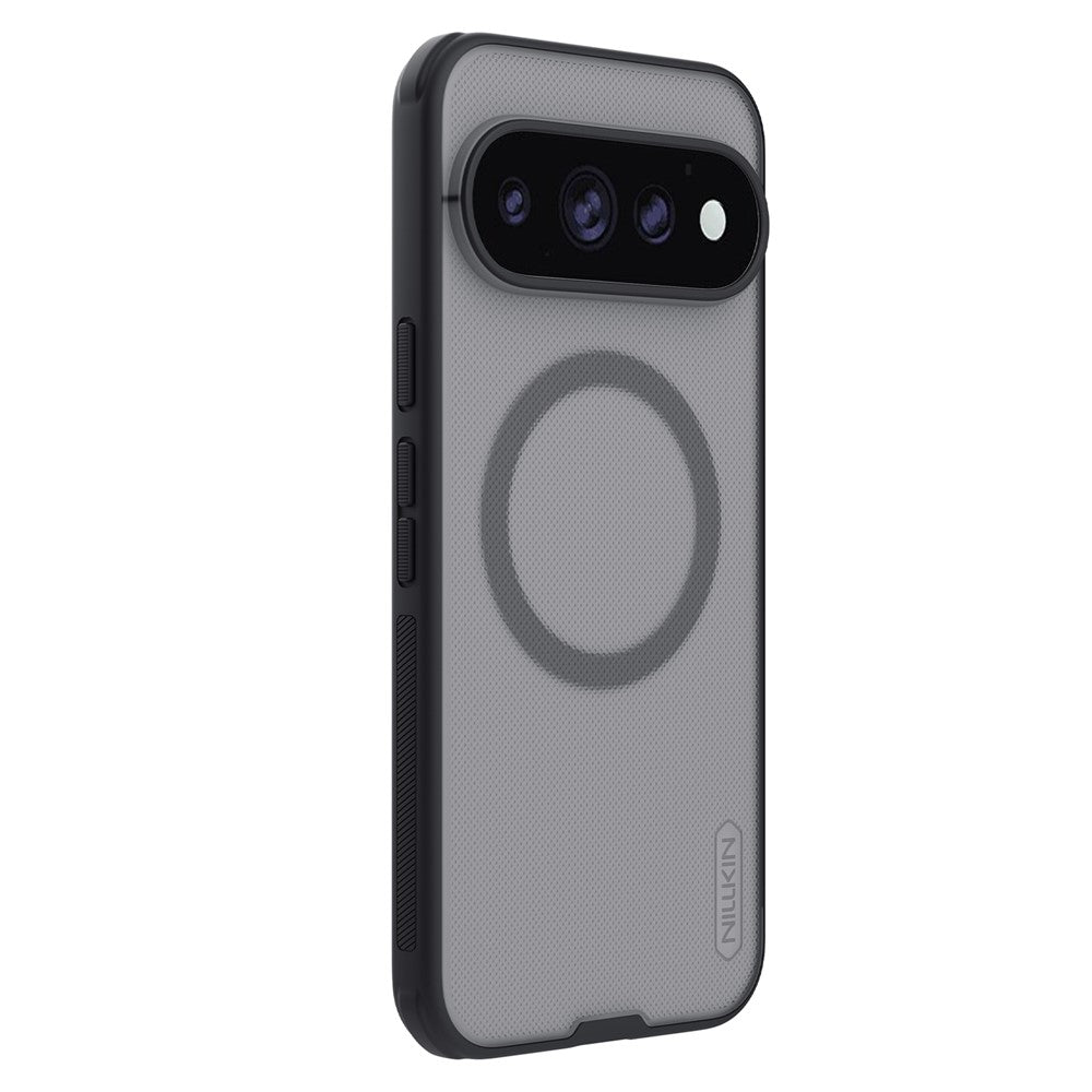 Coque MagSafe pour Google Pixel 11 Pro, Nillkin, Super Shield Pro, noire transparente satinée