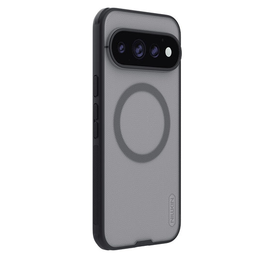 Coque MagSafe pour Google Pixel 11 Pro, Nillkin, Super Shield Pro, noire transparente satinée