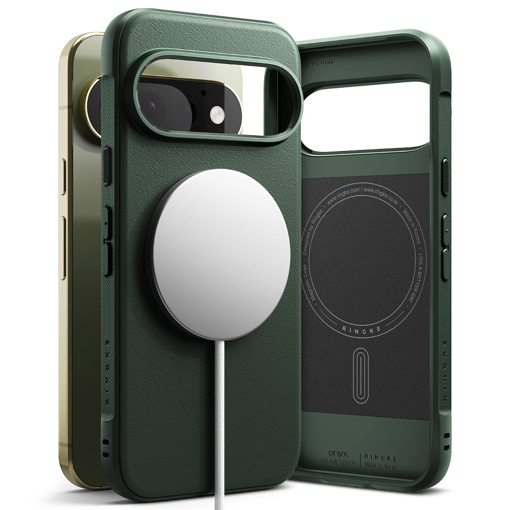 Coque MagSafe pour Google Pixel 11 Pro, Ringke, Onyx, Vert Foncé