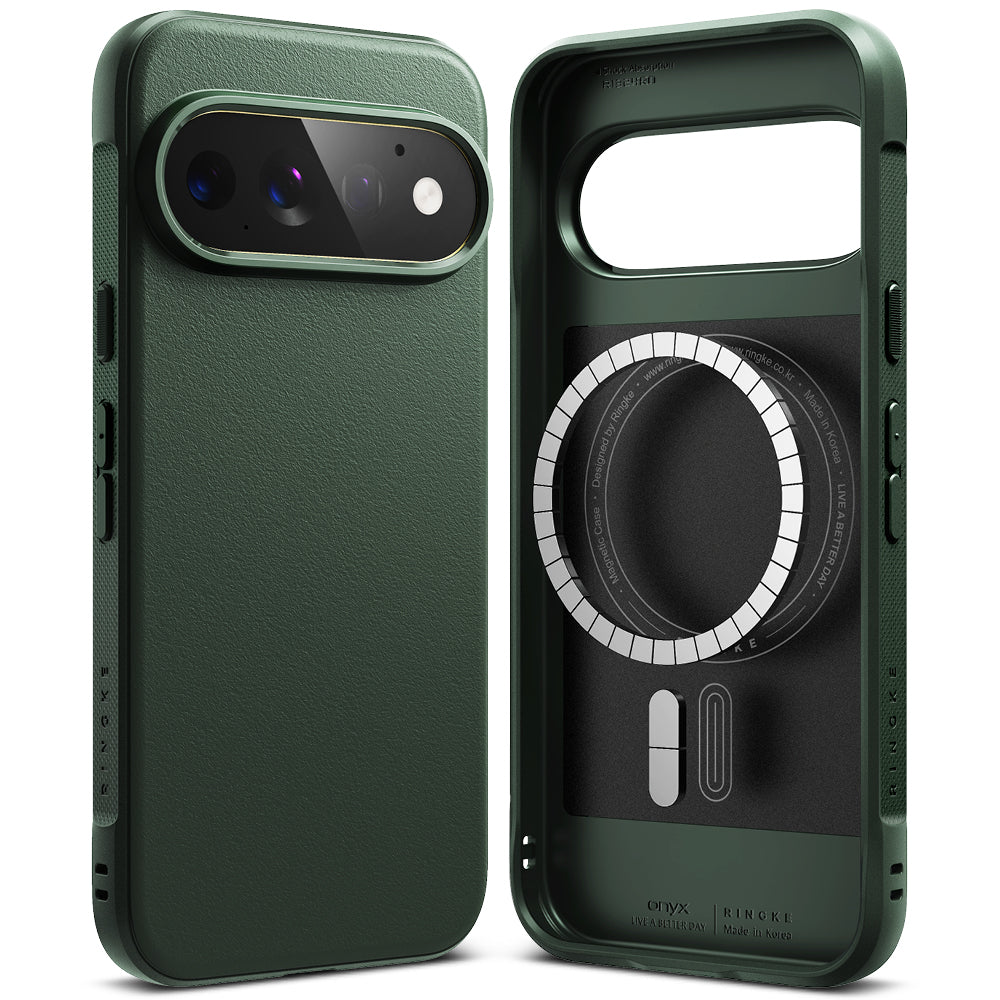 Coque MagSafe pour Google Pixel 11 Pro, Ringke, Onyx, Vert Foncé