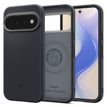 Coque MagSafe pour Google Pixel 11 Pro, Spigen, Caseology Nano Pop, Noire ACS11435