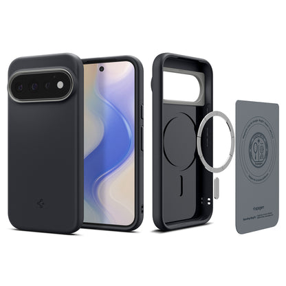 Coque MagSafe pour Google Pixel 11 Pro, Spigen, Caseology Nano Pop, Noire ACS11435