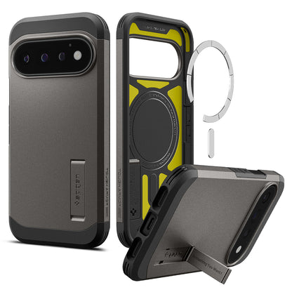Coque MagSafe pour Google Pixel 11 Pro, Spigen, Tough Armor, Gris ACS11860