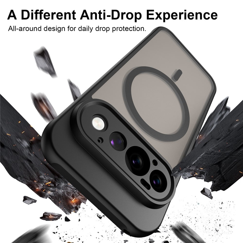 Coque MagSafe pour Google Pixel 11 Pro, Techsuit, HaloFrost II, Dorée