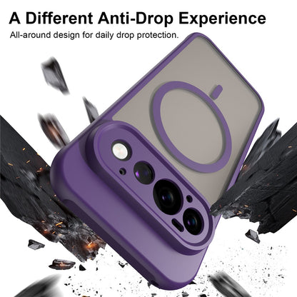 Coque MagSafe pour Google Pixel 11 Pro, Techsuit, HaloFrost II, Violet