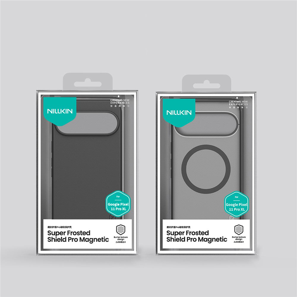 Coque MagSafe pour Google Pixel 11 Pro XL, Nillkin, Super Shield Pro, noire satinée