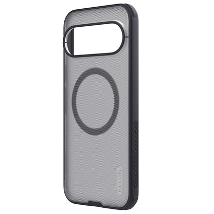 Coque MagSafe pour Google Pixel 11 Pro XL, Nillkin, Super Shield Pro, noire transparente satinée