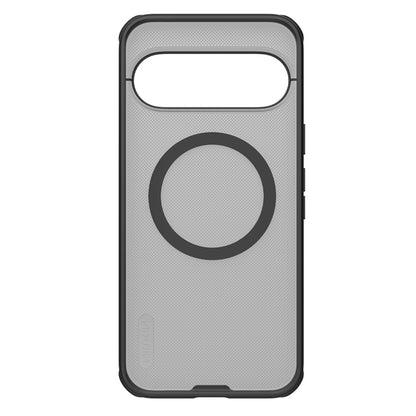 Coque MagSafe pour Google Pixel 11 Pro XL, Nillkin, Super Shield Pro, noire transparente satinée