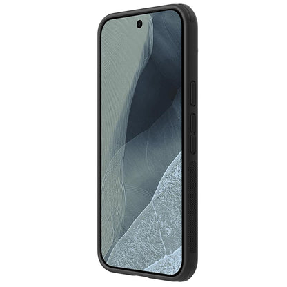 Coque MagSafe pour Google Pixel 11 Pro XL, Nillkin, Super Shield Pro, noire transparente satinée