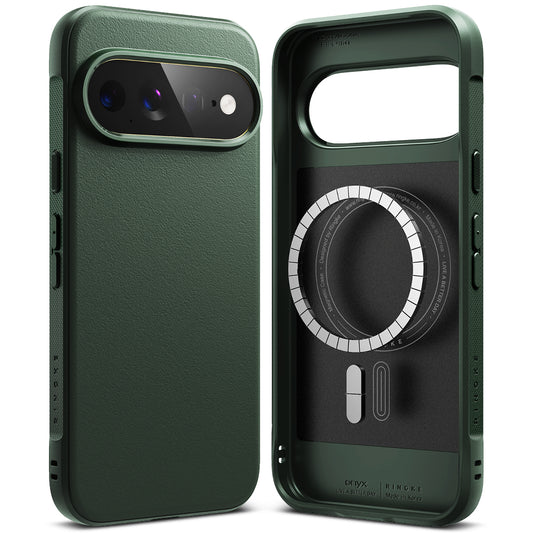 Coque MagSafe pour Google Pixel 11 Pro XL, Ringke, Onyx, Vert Foncé