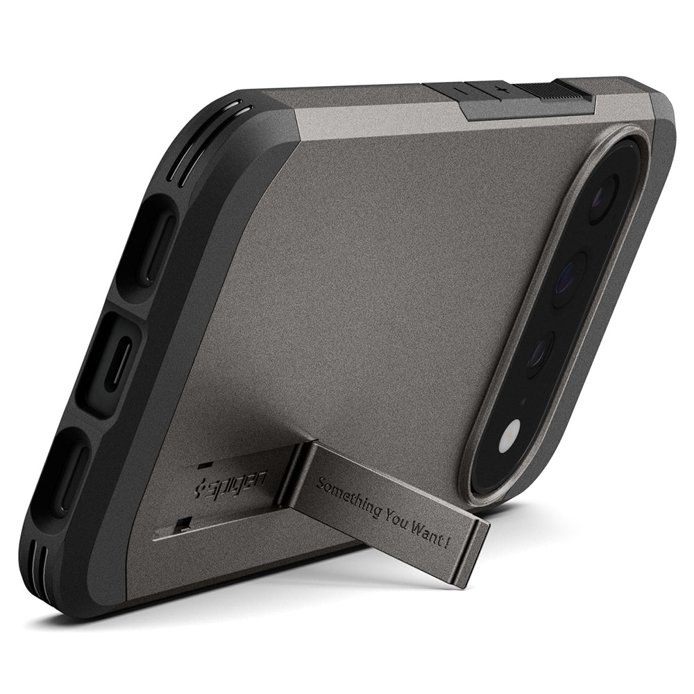 Coque MagSafe pour Google Pixel 11 Pro XL, Spigen, Tough Armor, Gris ACS11865