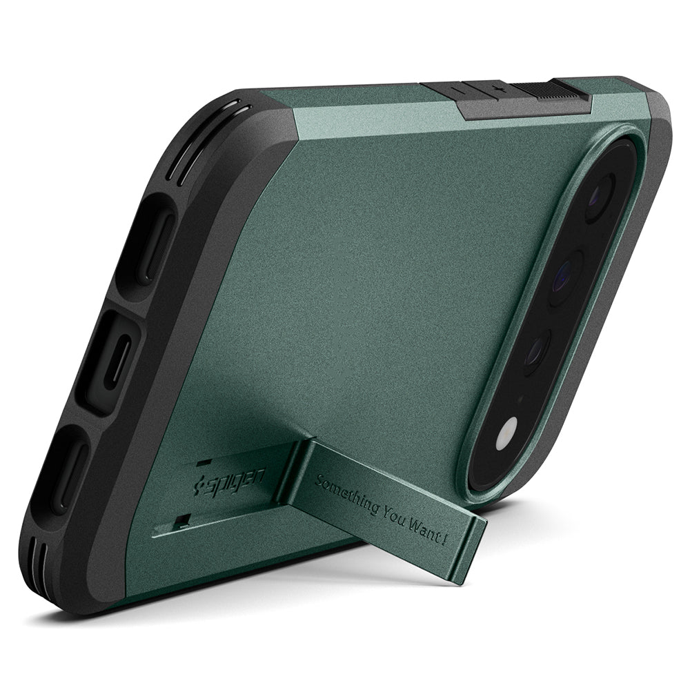Coque MagSafe pour Google Pixel 11 Pro XL, Spigen, Tough Armor, Vert ACS11864