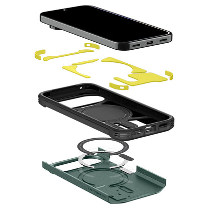 Coque MagSafe pour Google Pixel 11 Pro XL, Spigen, Tough Armor, Vert ACS11864