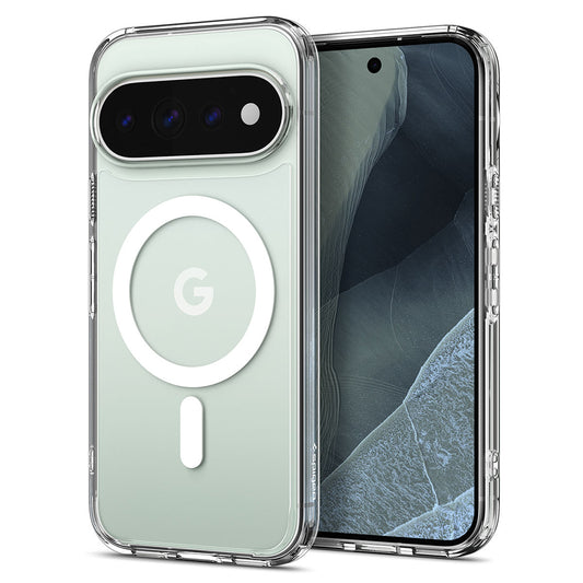 MagSafe Case for Google Pixel 11 Pro XL, Spigen, Ultra Hybrid, Clear White ACS11451