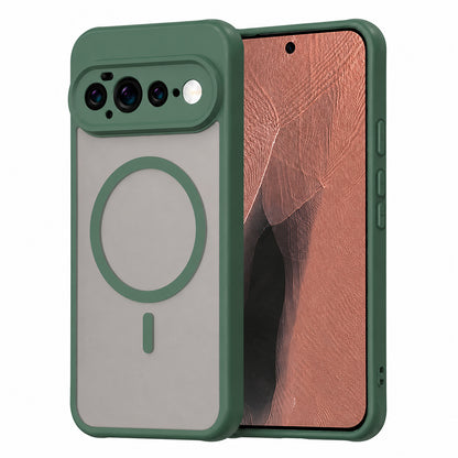 Coque MagSafe pour Google Pixel 11 Pro XL, Techsuit, HaloFrost II, Vert