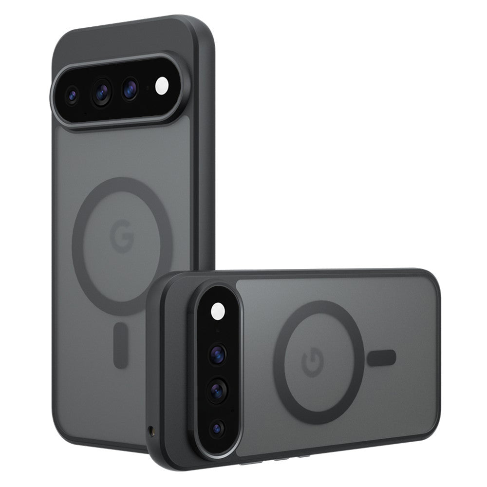 Coque MagSafe pour Google Pixel 11 Pro XL, Techsuit, PureFrost, Noir Satiné