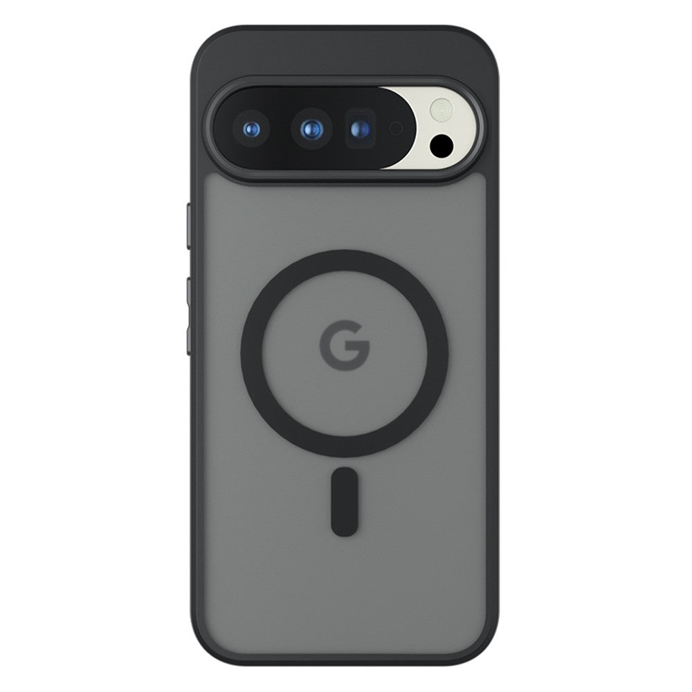 Coque MagSafe pour Google Pixel 11 Pro XL, Techsuit, PureFrost, Noir Satiné