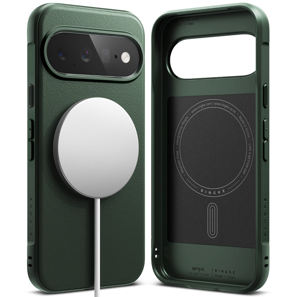 Coque MagSafe pour Google Pixel 11, Ringke, Onyx, Vert Foncé