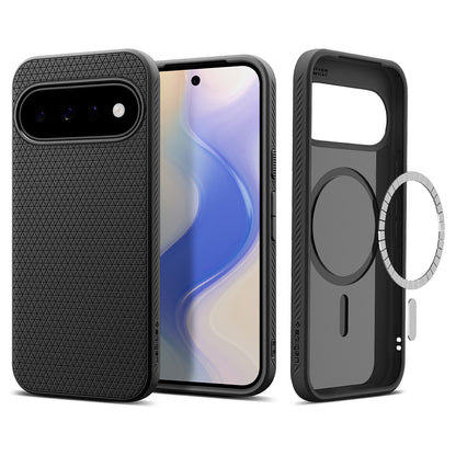 Coque MagSafe pour Google Pixel 11, Spigen, Liquid Air, Noir Mat ACS11439