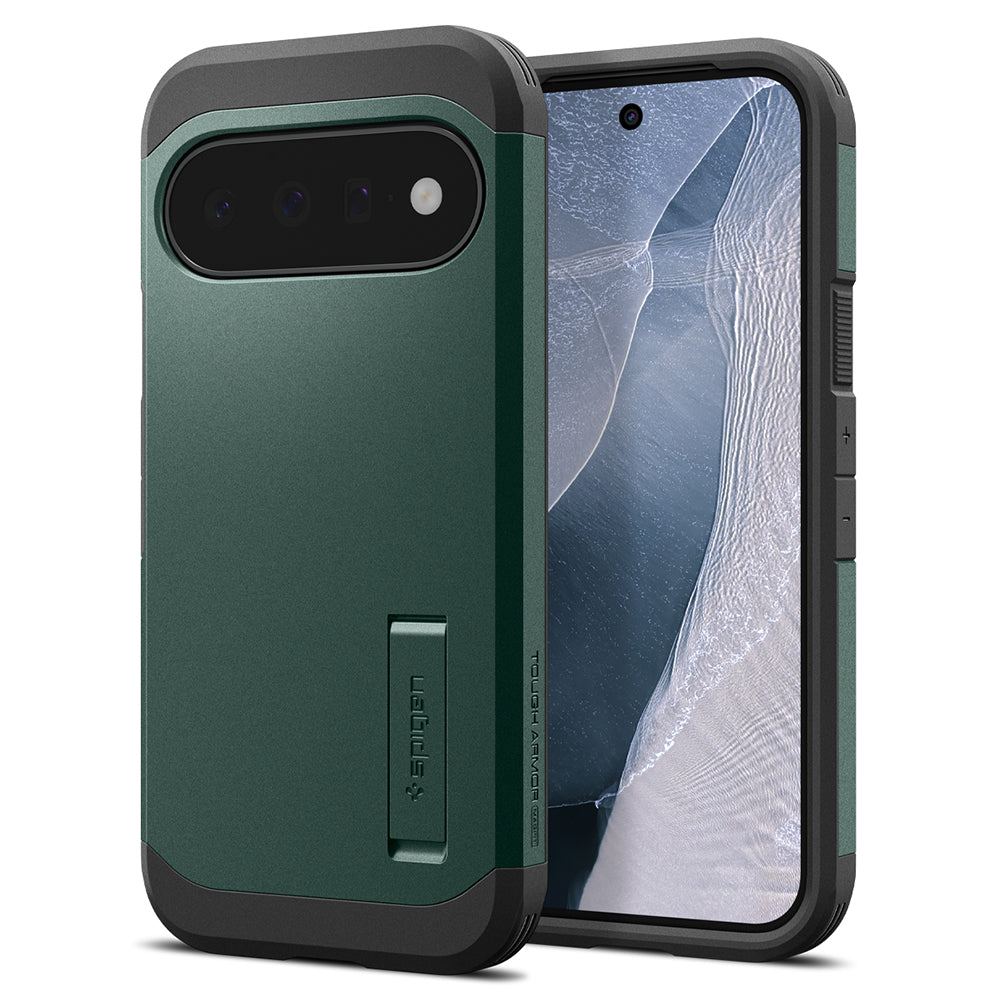 Coque MagSafe pour Google Pixel 11, Spigen, Tough Armor, Vert ACS11854