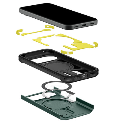 Coque MagSafe pour Google Pixel 11, Spigen, Tough Armor, Vert ACS11854
