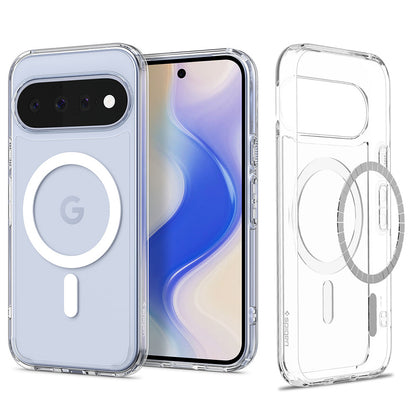 Coque MagSafe pour Google Pixel 11, Spigen, Ultra Hybrid, Transparente Blanche ACS11441