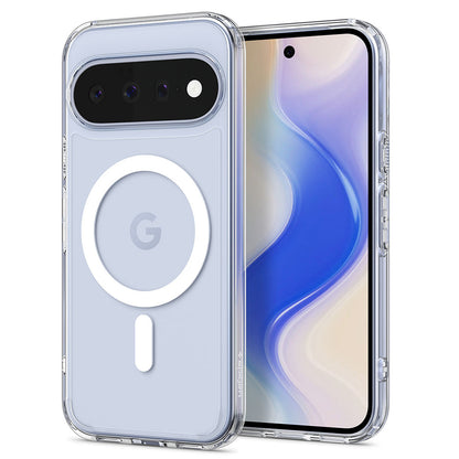 Coque MagSafe pour Google Pixel 11, Spigen, Ultra Hybrid, Transparente Blanche ACS11441