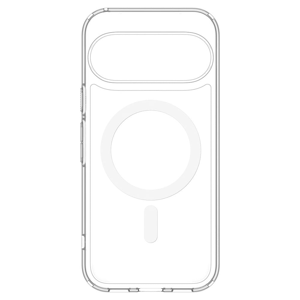 Coque MagSafe pour Google Pixel 11, Spigen, Ultra Hybrid, Transparente Blanche ACS11441