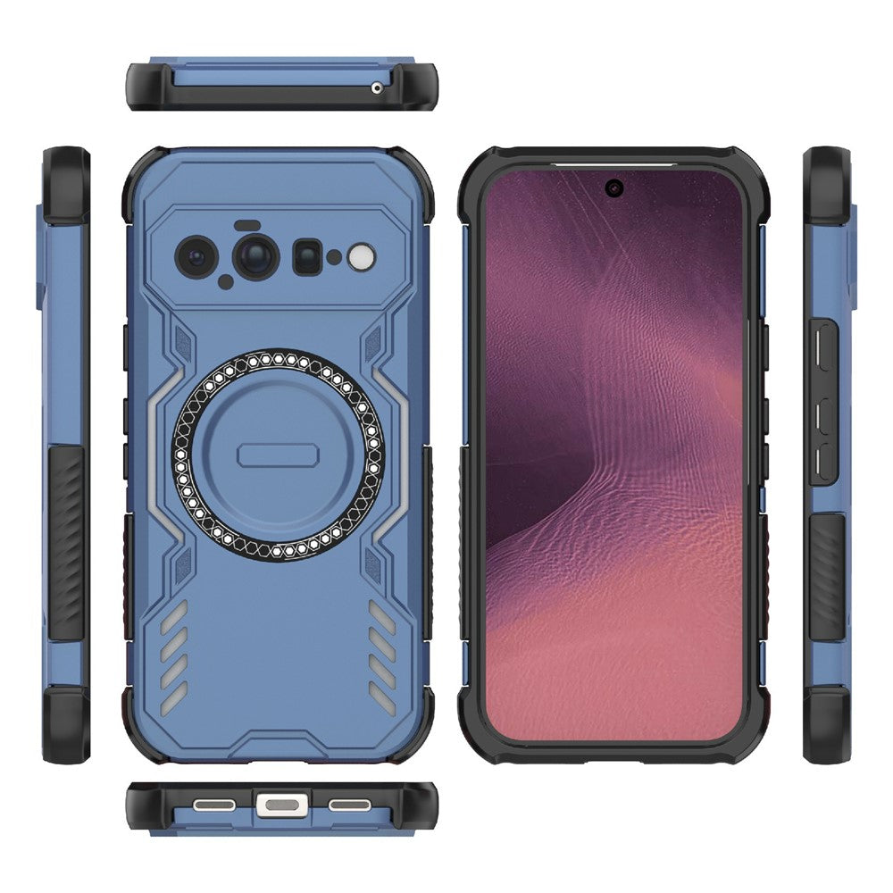 MagSafe Case for Google Pixel 11, Techsuit, ArmorMag, Blue