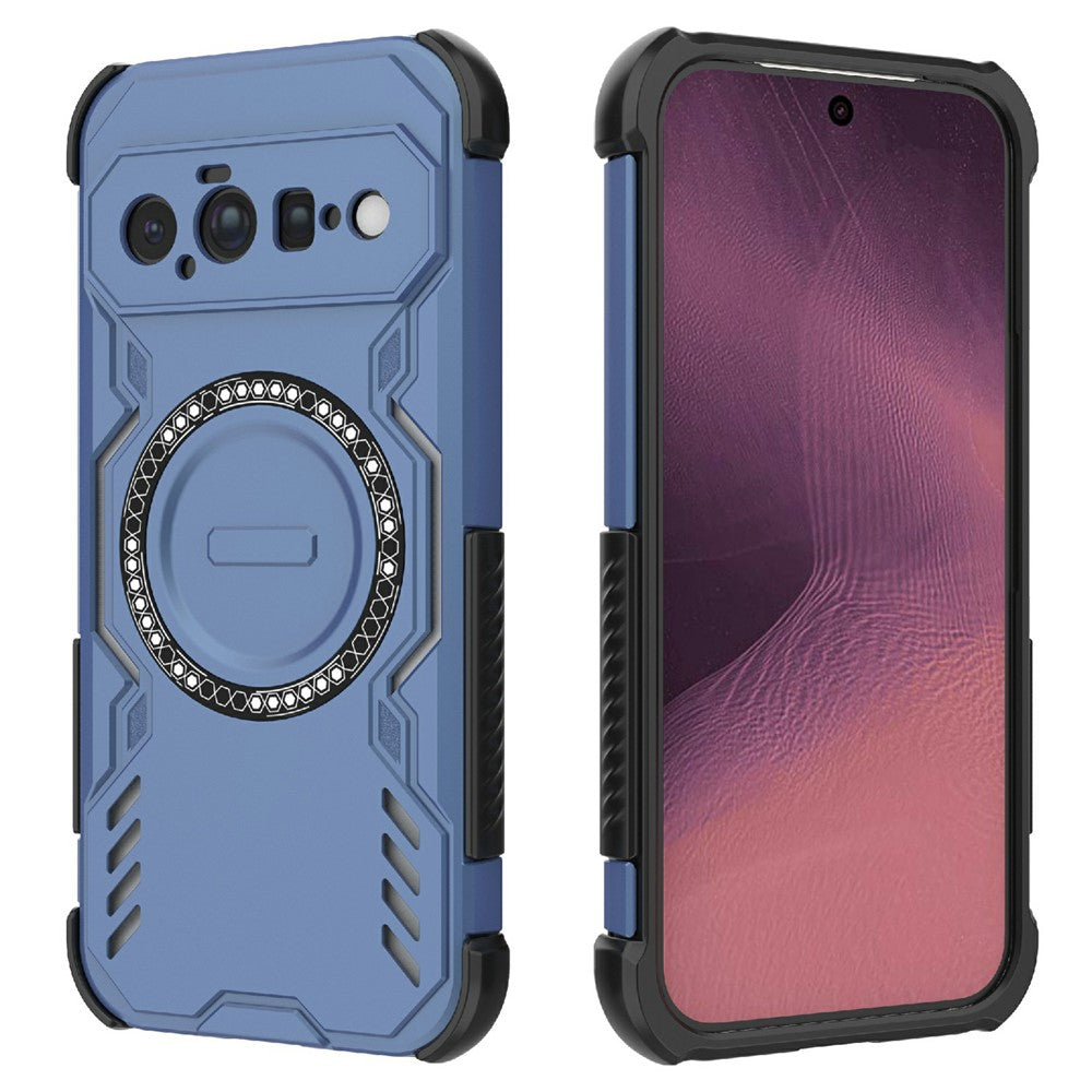 MagSafe Case for Google Pixel 11, Techsuit, ArmorMag, Blue
