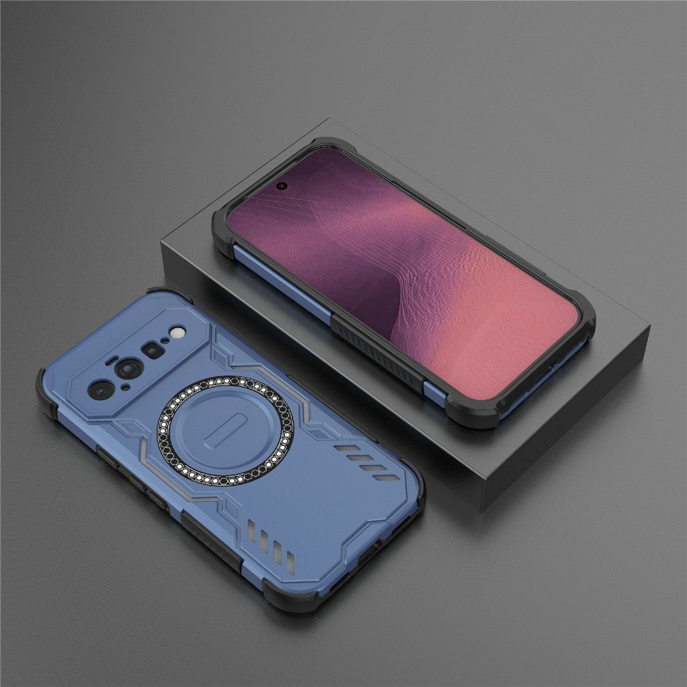 MagSafe Case for Google Pixel 11, Techsuit, ArmorMag, Blue